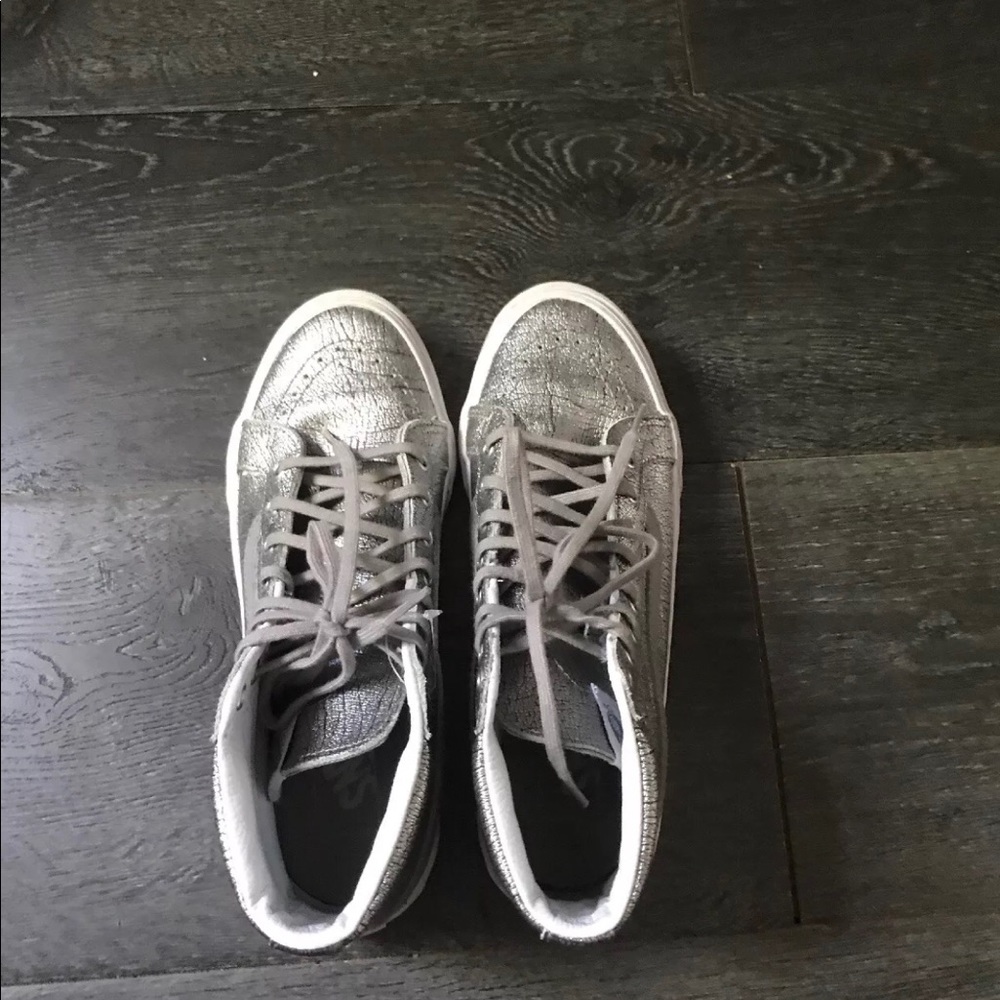 metallic vans.